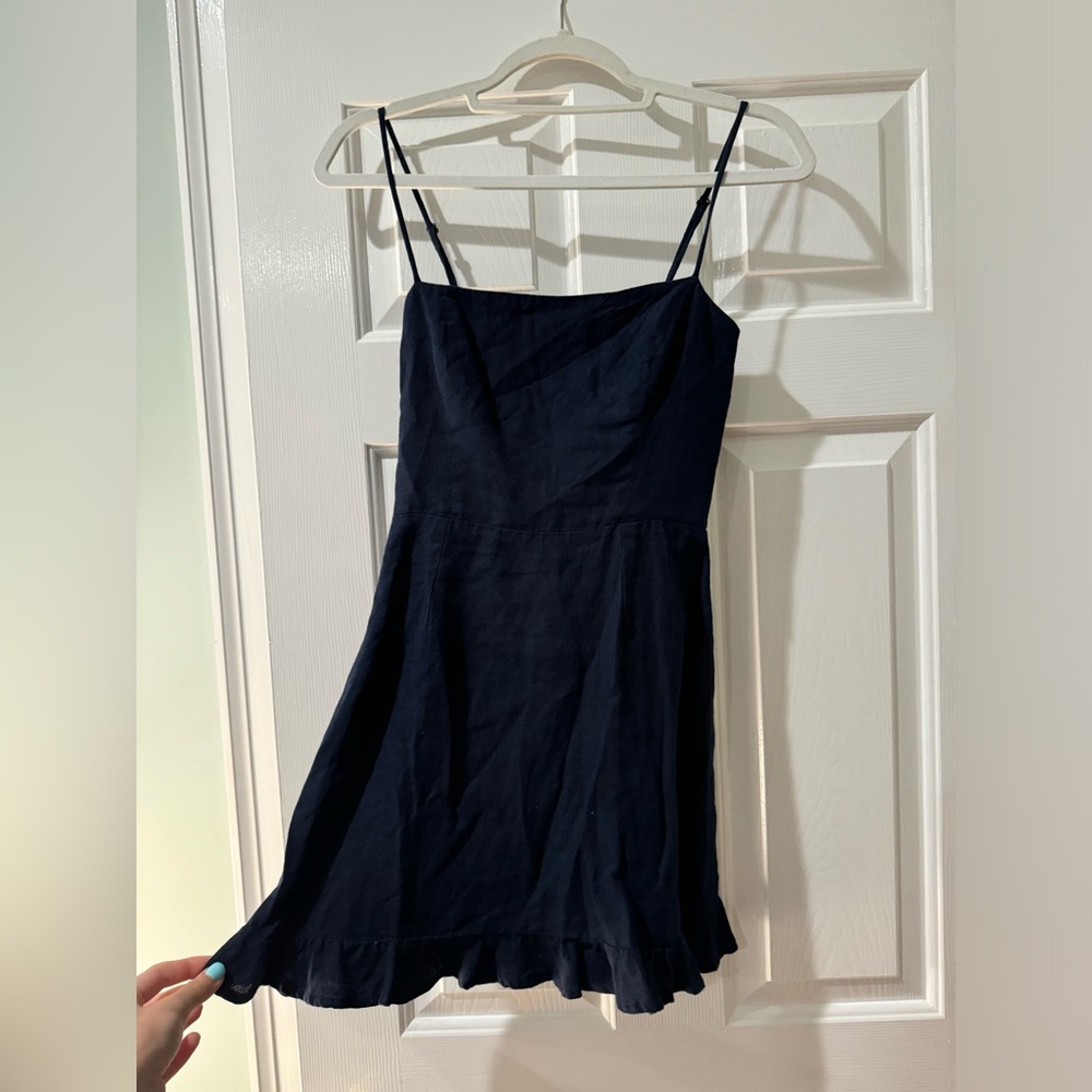 Linen Reformation Mini Dress